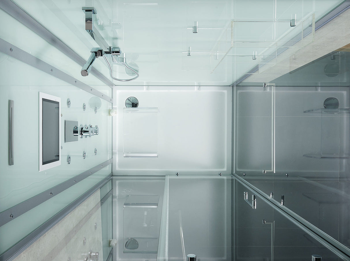 Maya Bath Platinum Lucca‑R 47″ × 33″ × 88″ Steam Shower