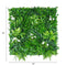 Designer Plants USA Luxury Snowy White Artificial Vertical Garden 40 x 40 Commercial Grade