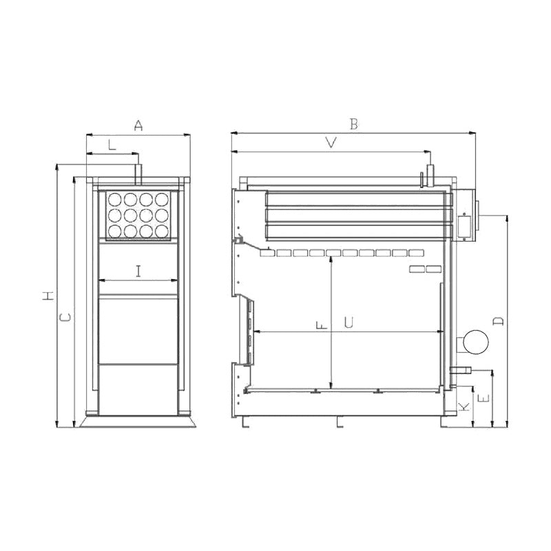 UNI 150 Efficient Wood Boiler 500K BTU