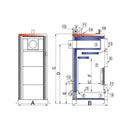 UNI 60 Wood Boiler, 200K BTU High-Efficiency Modulating Biomass Boiler