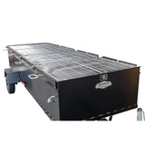 Meadow Creek BBQ144 4-Pit Chicken Cooker Trailer with Rotating Grates