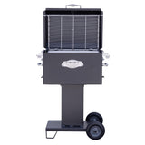 Meadow Creek BBQ26S Charcoal Grill Chicken Cooker with Rotating Grates and Free Standing Legs