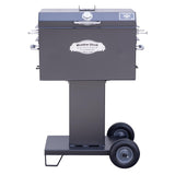 Meadow Creek BBQ26S Charcoal Grill Chicken Cooker with Rotating Grates and Free Standing Legs