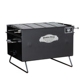Meadow Creek BBQ26 Charcoal Grill Chicken Cooker with Rotating Grates