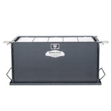 Meadow Creek BBQ42C Collapsible Charcoal Grill Chicken Cooker with Rotating Grates
