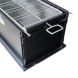 Meadow Creek BBQ42C Collapsible Charcoal Grill Chicken Cooker with Rotating Grates