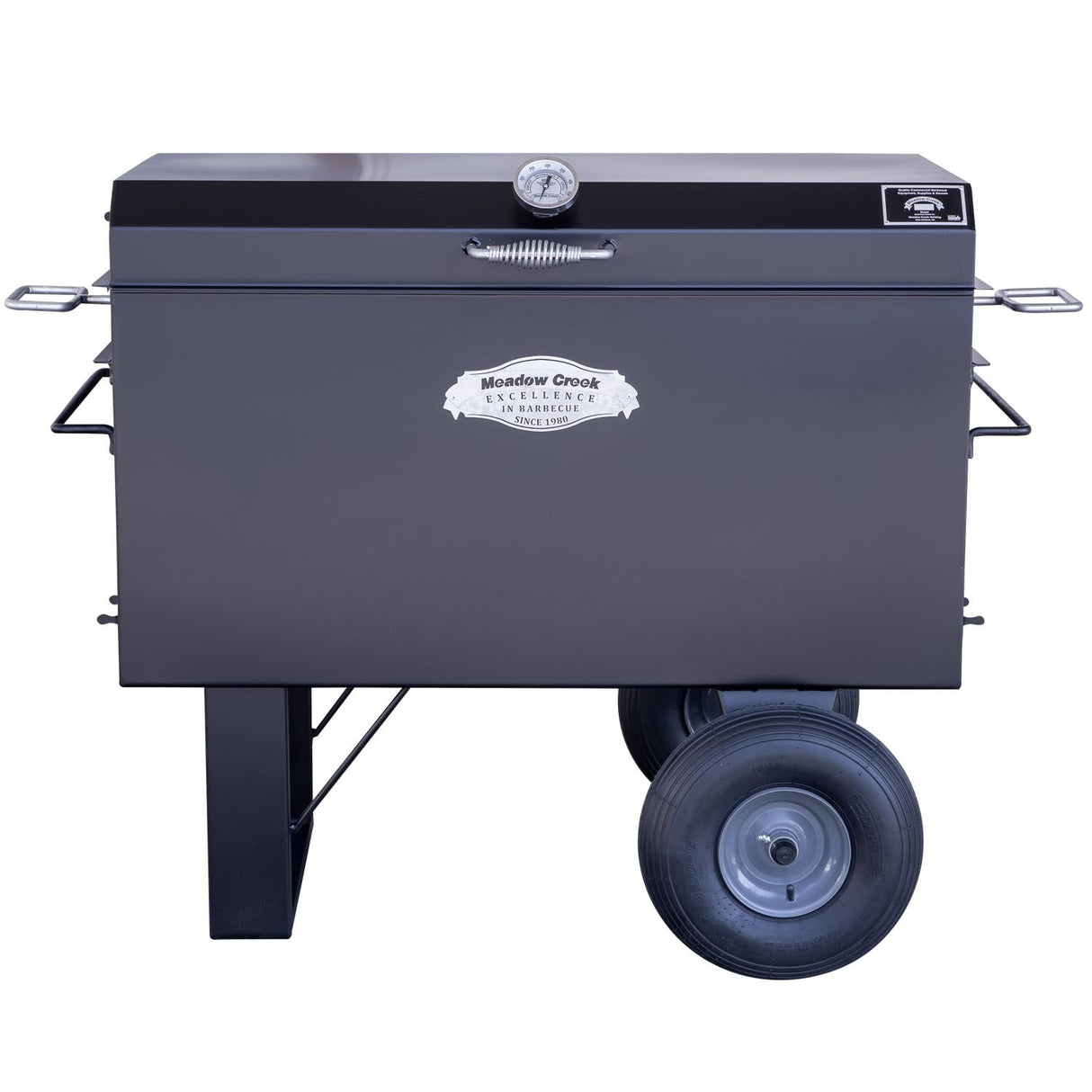 Meadow Creek BBQ42 Charcoal Grill Chicken Cooker with Rotating Grates