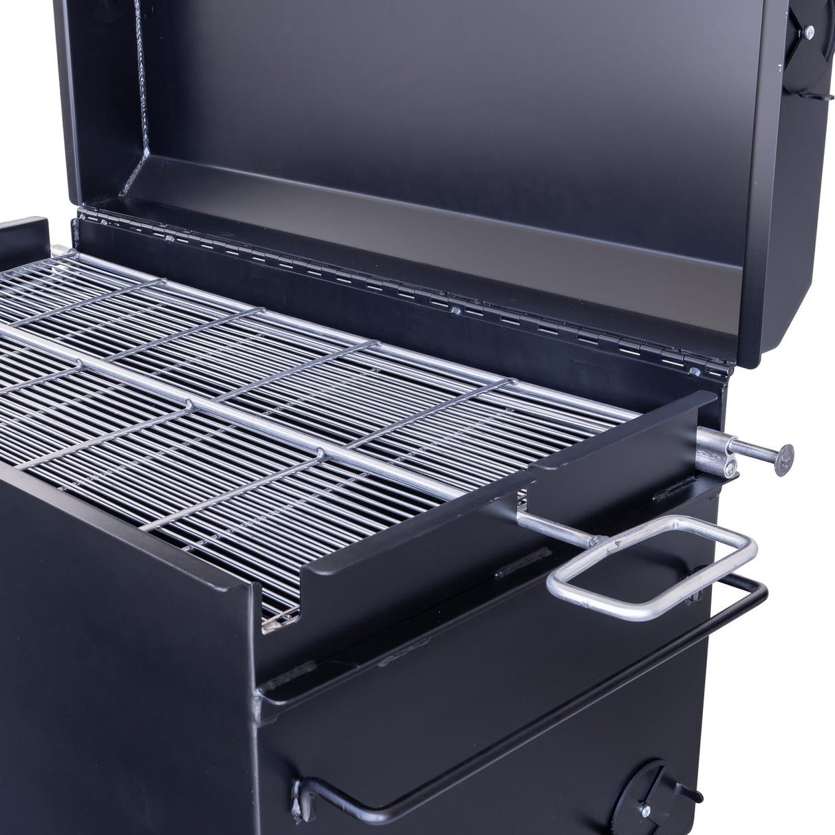 Meadow Creek BBQ42 Charcoal Grill Chicken Cooker with Rotating Grates