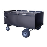 Meadow Creek BBQ64P 2-Pit Charcoal Grill Chicken Cooker with Rotating Grates