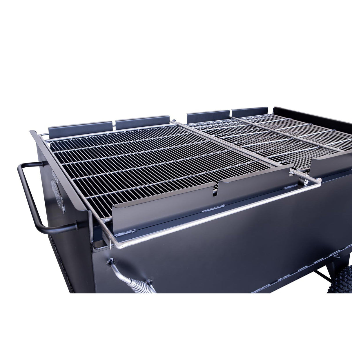 Meadow Creek BBQ64P 2-Pit Charcoal Grill Chicken Cooker with Rotating Grates