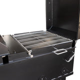 Meadow Creek BBQ64P 2-Pit Charcoal Grill Chicken Cooker with Rotating Grates