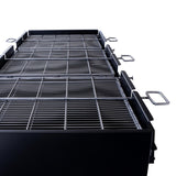 Meadow Creek BBQ96 3-Pit Chicken Cooker Trailer with Rotating Grates