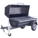 Meadow Creek PR72T 72" Pig Roaster Smoker and Trailer
