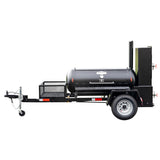Meadow Creek TS120 Offset Tank Smoker and Trailer
