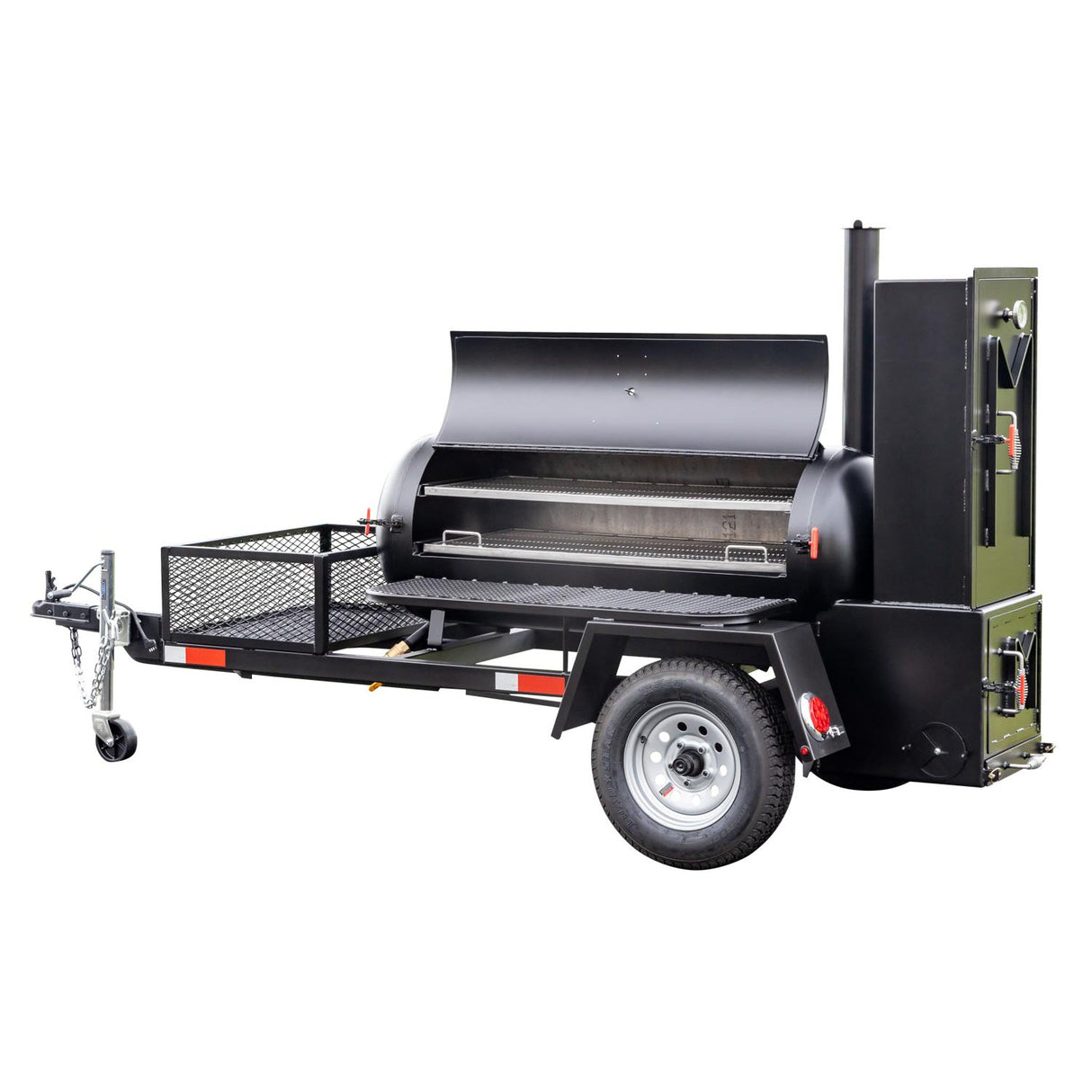 Meadow Creek TS120 Offset Tank Smoker and Trailer