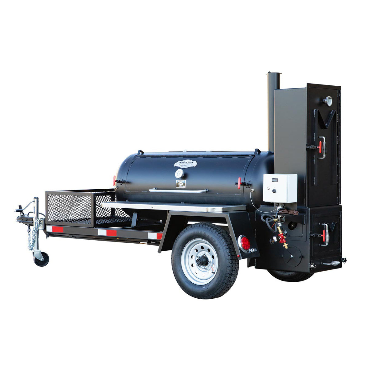 Meadow Creek TS120 Offset Tank Smoker and Trailer