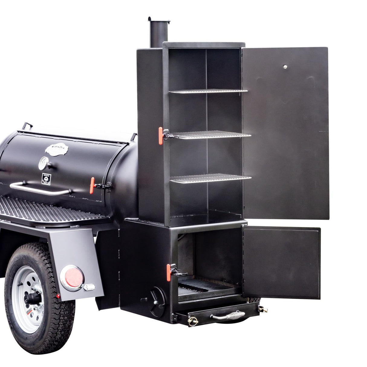 Meadow Creek TS120 Offset Tank Smoker and Trailer