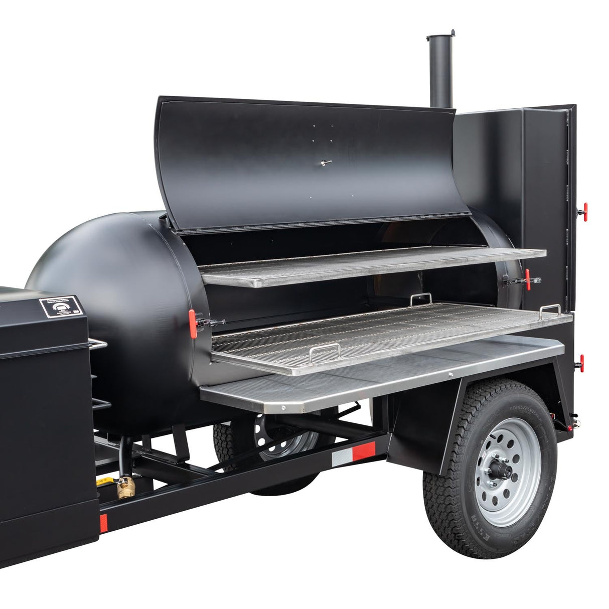 Meadow Creek TS250 Offset Tank Smoker and Trailer