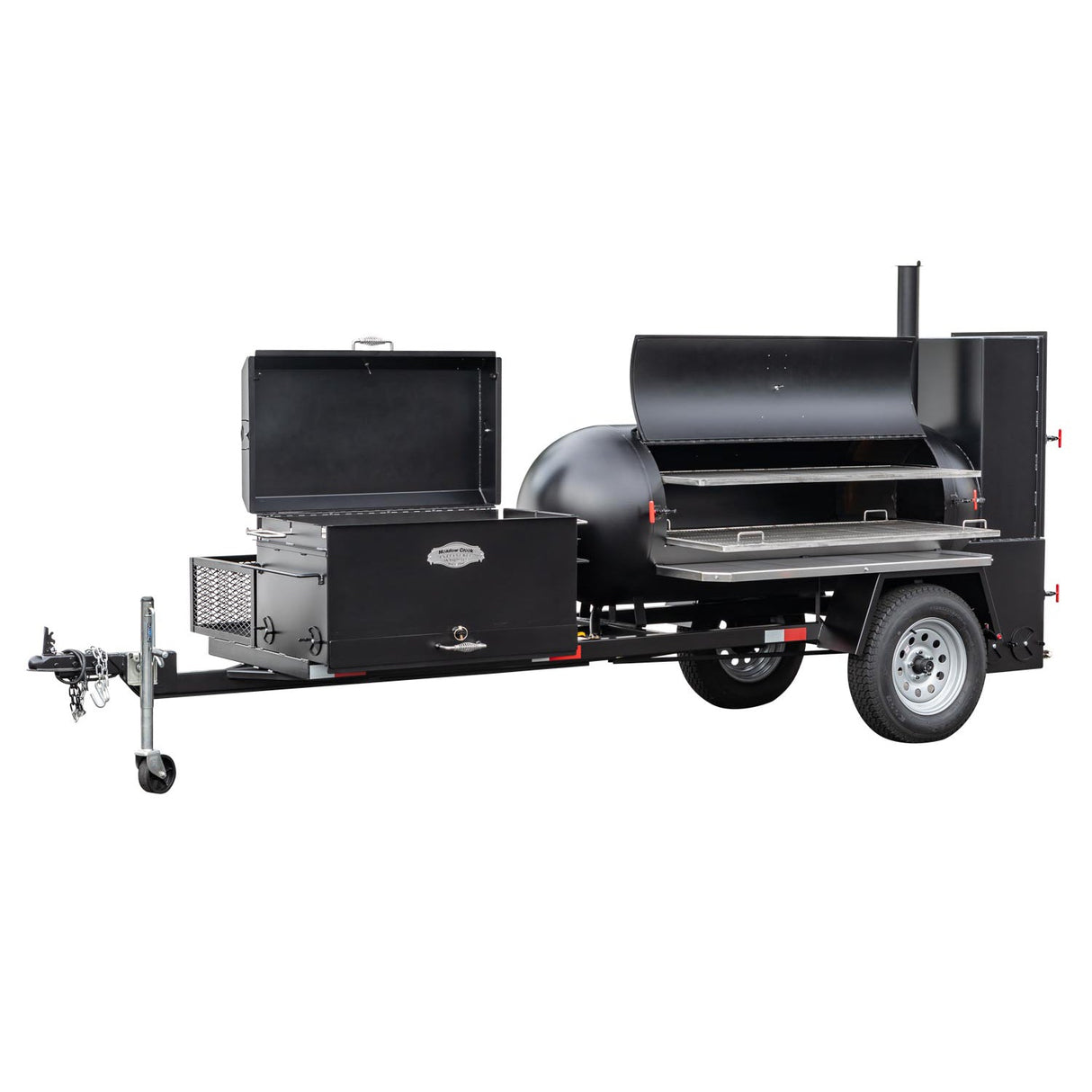 Meadow Creek TS250 Offset Tank Smoker and Trailer