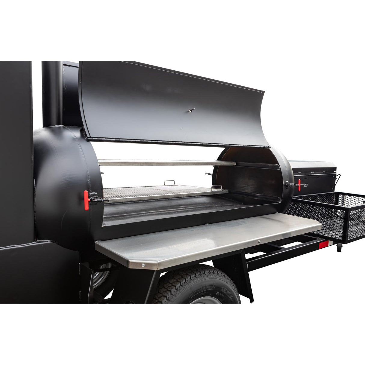 Meadow Creek TS500 Offset Tank Smoker and Trailer
