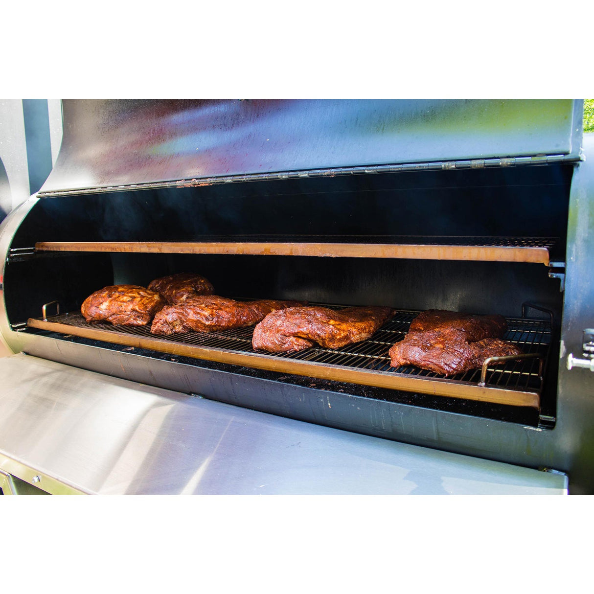 Meadow Creek TS250 Offset Tank Smoker and Trailer