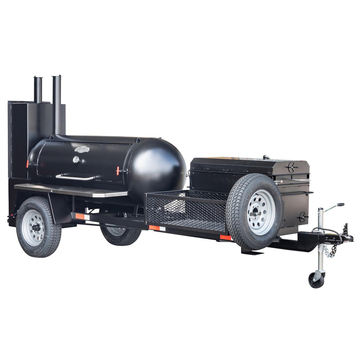 Meadow Creek TS250 Offset Tank Smoker and Trailer