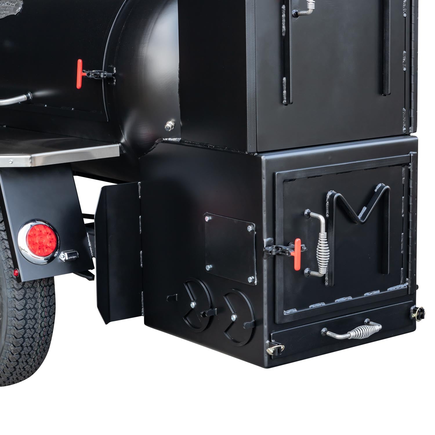 Meadow Creek TS500 Offset Tank Smoker and Trailer