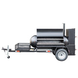 Meadow Creek TS250 Offset Tank Smoker and Trailer