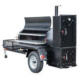 Meadow Creek TS250 Offset Tank Smoker and Trailer