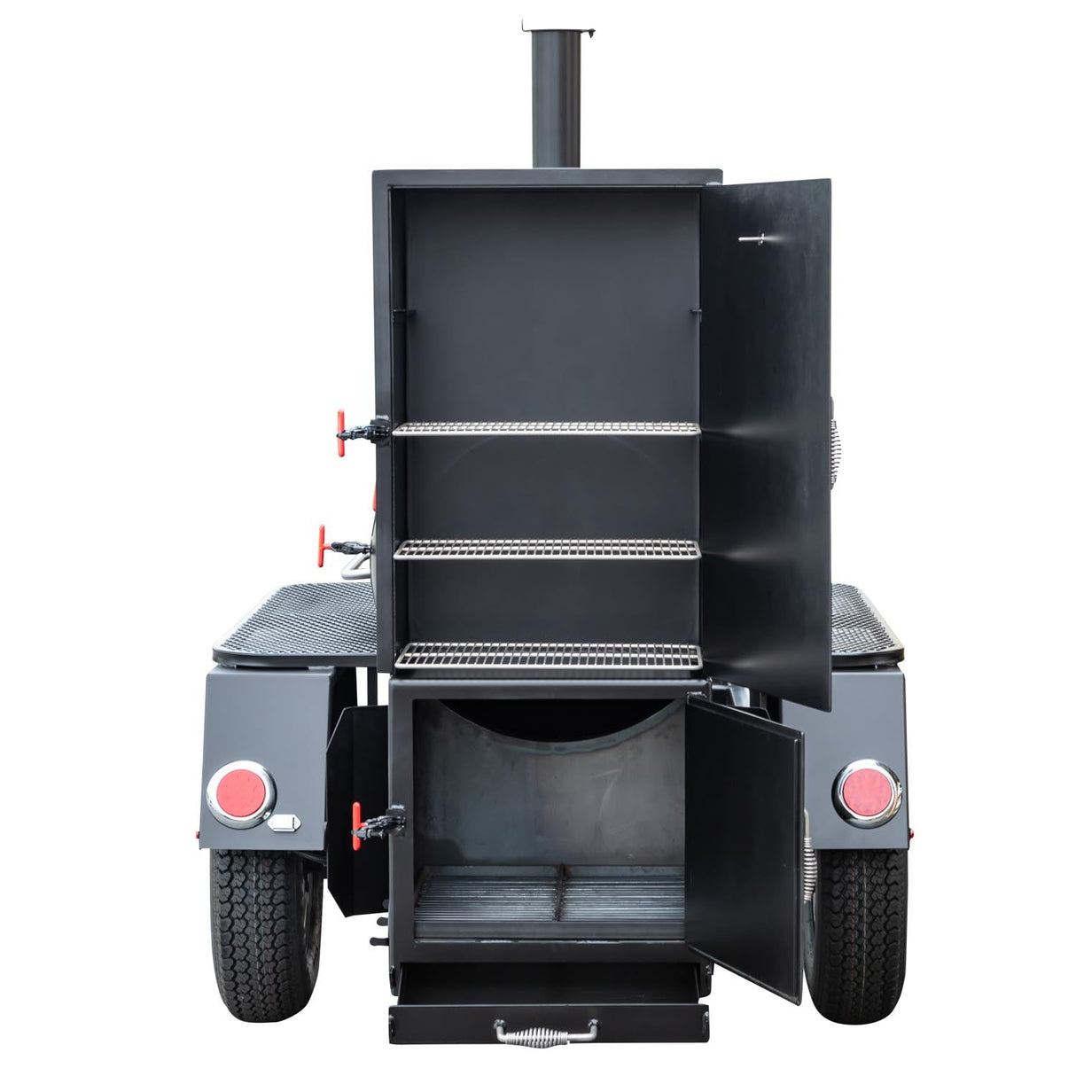 Meadow Creek TS250 Offset Tank Smoker and Trailer