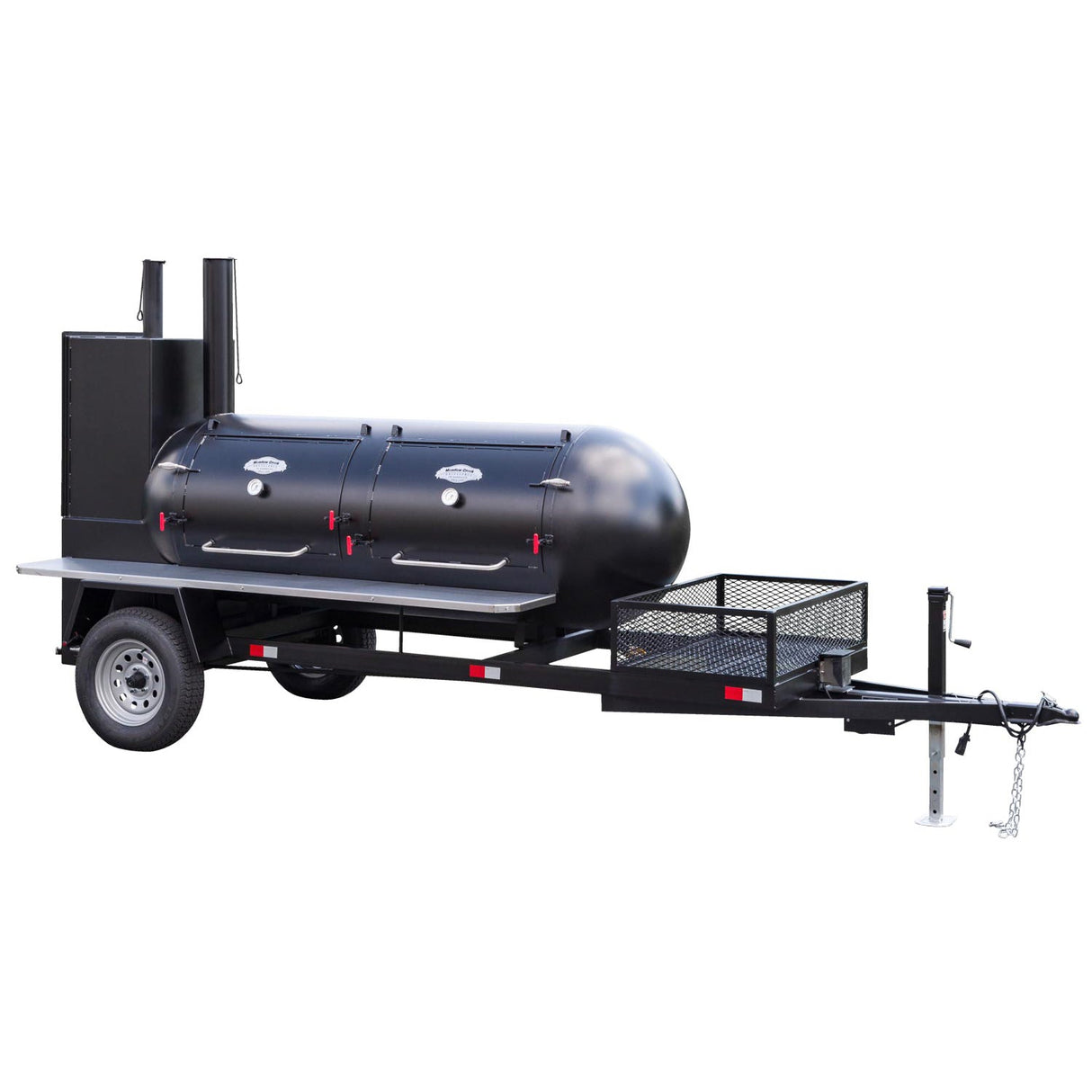 Meadow Creek TS500 Offset Tank Smoker and Trailer