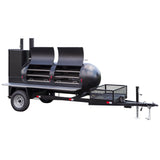 Meadow Creek TS500 Offset Tank Smoker and Trailer