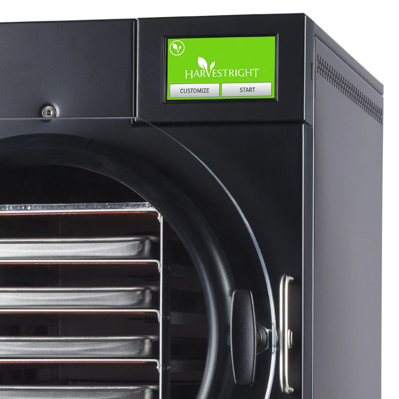 Harvest Right Medium Home Pro Freeze Dryer with Oil Free Vacuum Pump, 5 Trays and Mylar Starter Kit in Black