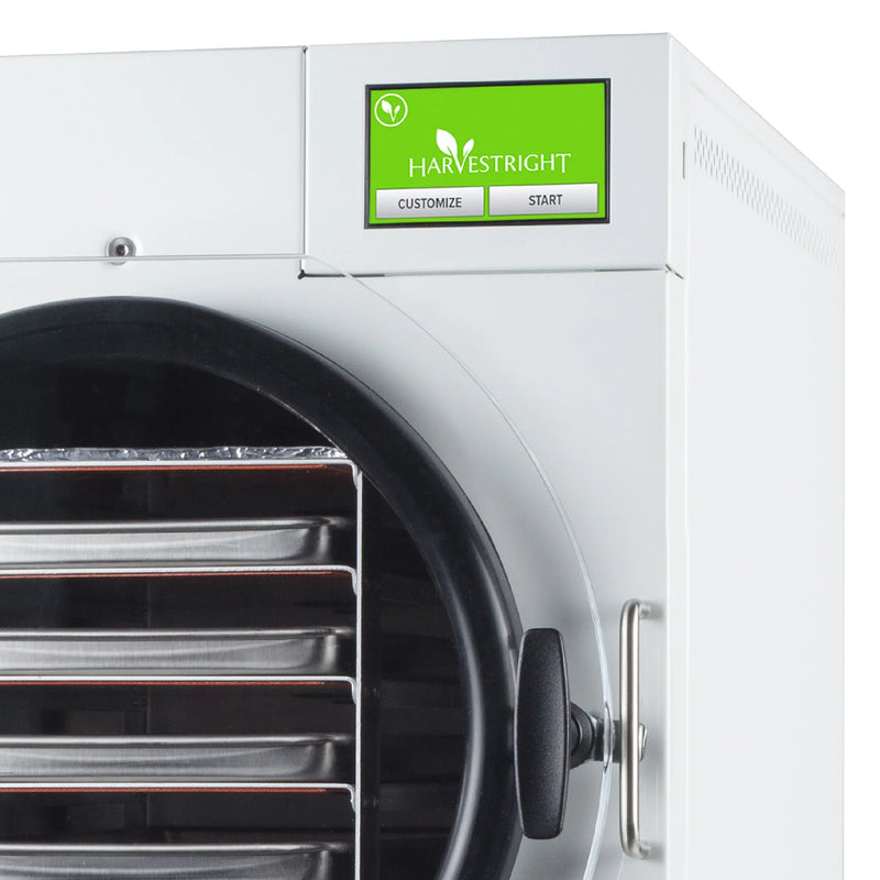 Harvest Right Medium Home Pro Freeze Dryer with Oil Free Vacuum Pump, 5 Trays and Mylar Starter Kit in White