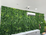 Designer Plants USA Luxury Green Tropics Artificial Living Wall 40x40 Commercial Grade