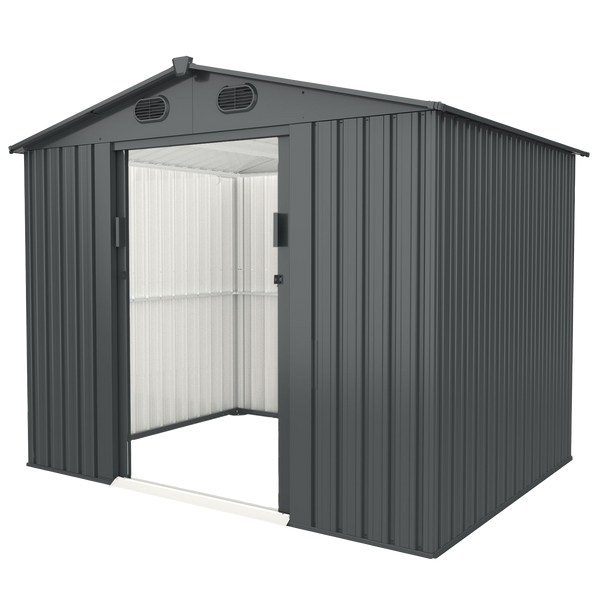 Chery Industrial 8'x6' Metal Storage Shed