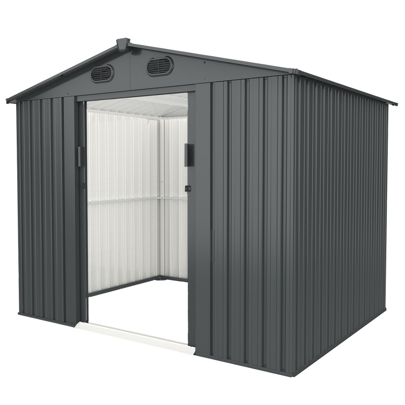 Chery Industrial 8'x6' Metal Storage Shed