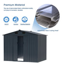 Chery Industrial 8'x6' Metal Storage Shed