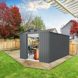 Chery Industrial 8'x12' Metal Storage Shed