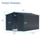 Chery Industrial 8'x12' Metal Storage Shed