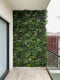 Designer Plants USA Garden of Eden 40"x40" Metal-Backed UV Fire-Resistant Green Wall