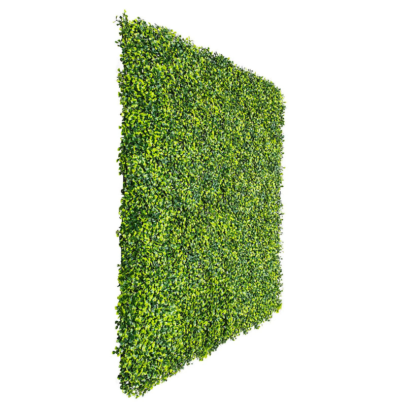 Designer Plants USA Artificial Mixed Boxwood Hedge Panel Wall 40" x 40" Commercial Grade