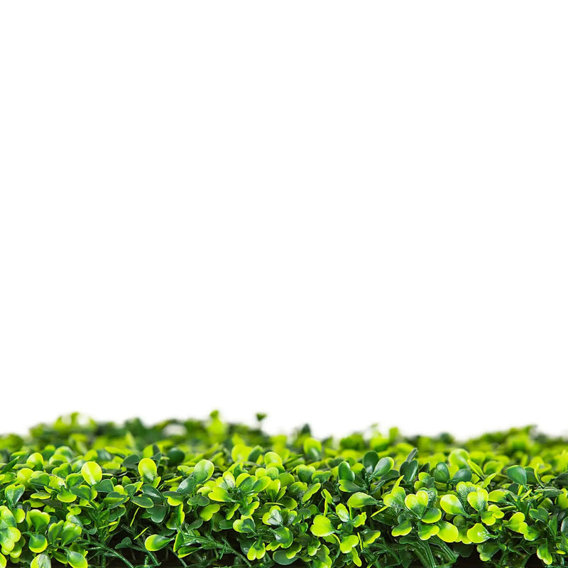 Designer Plants USA Artificial Mixed Boxwood Hedge Panel Wall 40" x 40" Commercial Grade