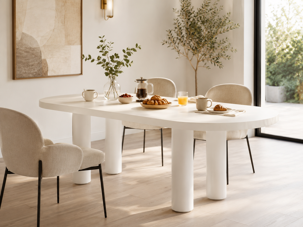 Metall Monaco Stainless Steel Dining Table