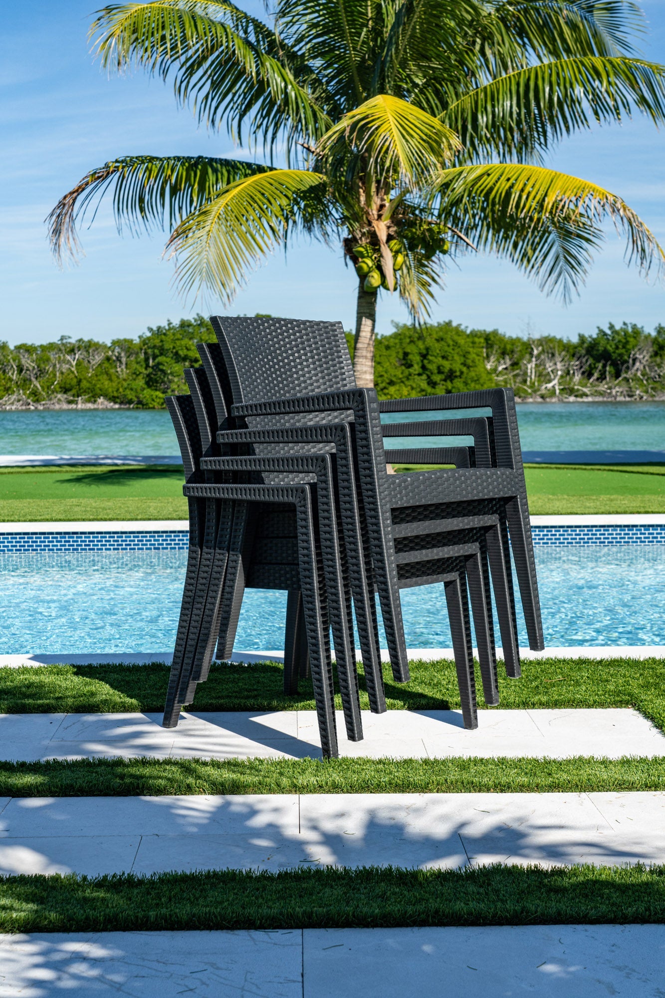 Rainbow Outdoor Montana 5-Piece Dining Set-Anthracite