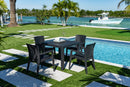 Rainbow Outdoor Montana 5-Piece Dining Set-Anthracite