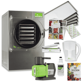 Harvest Right Medium Home Pro Freeze Dryer with Premier Vacuum Pump, 5 Trays and Mylar Starter Kit in Stainless Steel