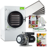 Harvest Right Medium Home Pro Freeze Dryer with Oil Free Vacuum Pump, 5 Trays and Mylar Starter Kit in White