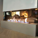 HearthArtSinn Ember 6 Bioethanol Real Fire Fireplace Core