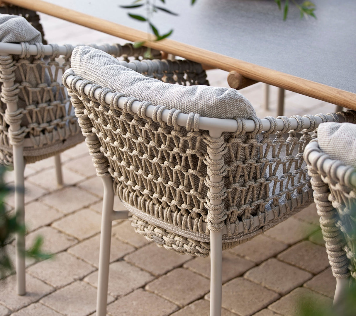 Ocean Stacking Woven Dining Armchair